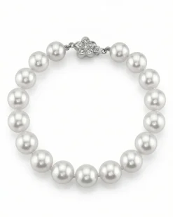 White South Sea Pearl Bracelet, 9.0-10.0mm