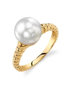 White South Sea Pearl Echo Ring