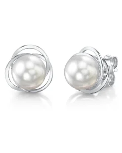 White South Sea Pearl Khilana Stud Earrings