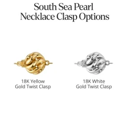 White South Sea Pearl Necklace, 12.0-14.0mm - AAA Quality