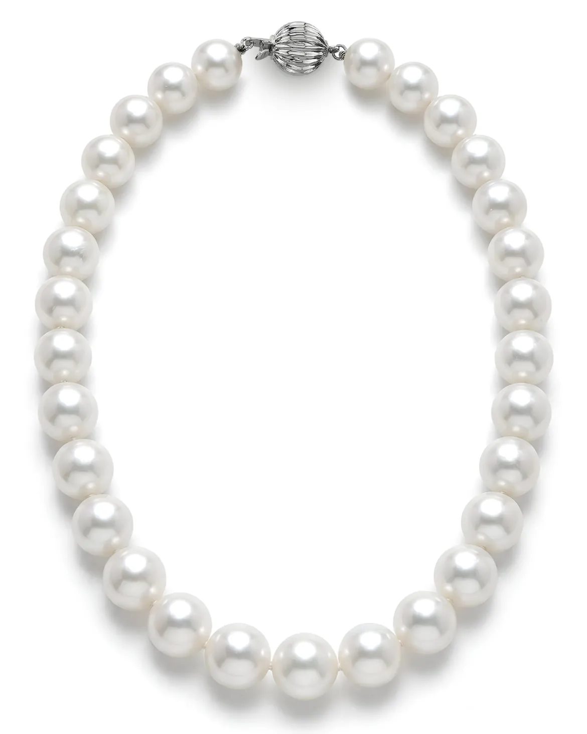 White South Sea Pearl Necklace, 12.0-14.0mm - AAA Quality