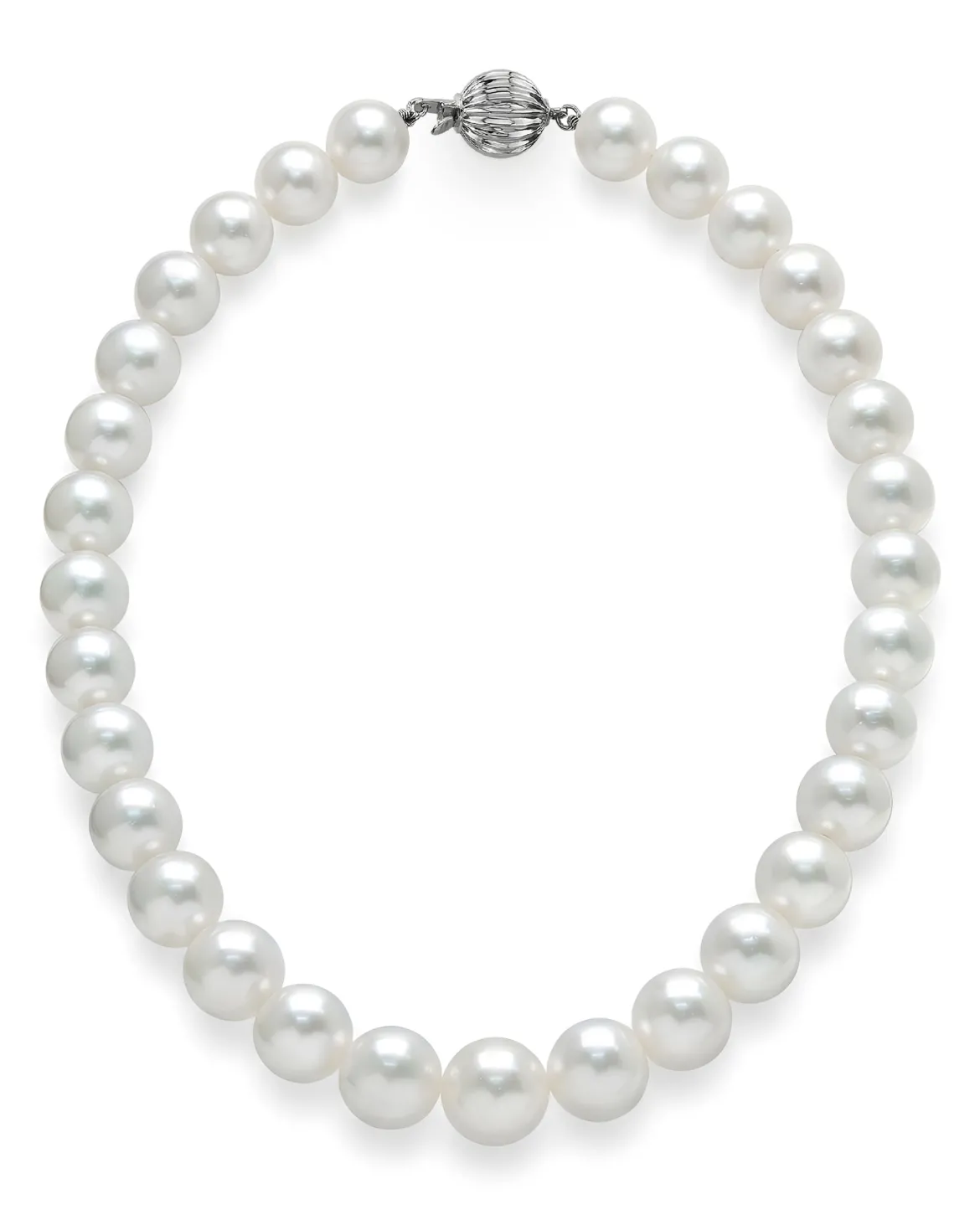 White South Sea Pearl Necklace, 11.0-13.0mm - AAAA Quality