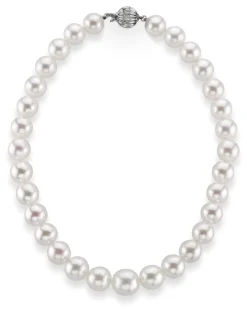 White South Sea Pearl Necklace, 9.0-12.0mm - AAAA Quality