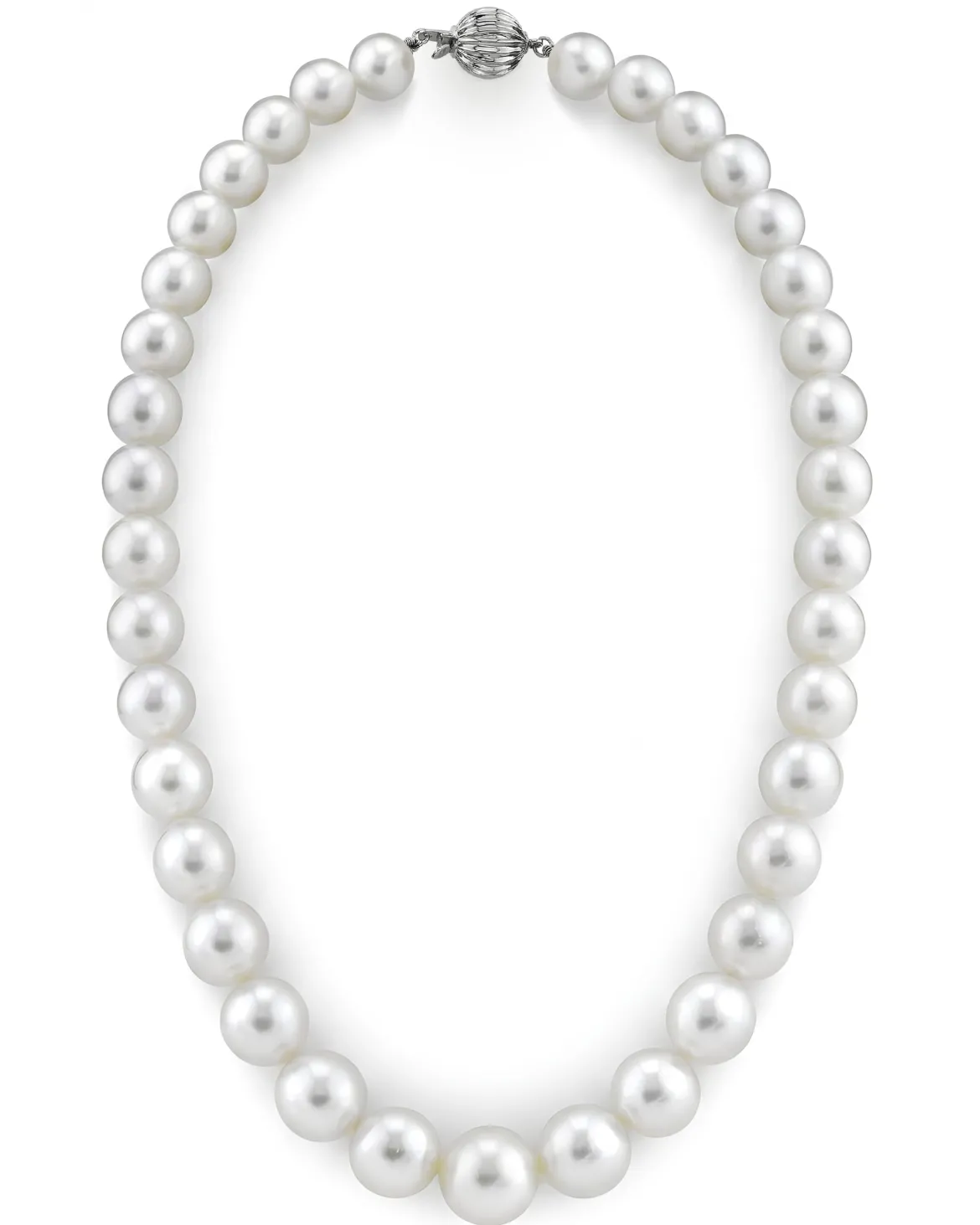White South Sea Pearl Necklace, 10.0-13.0mm - AAAA Quality