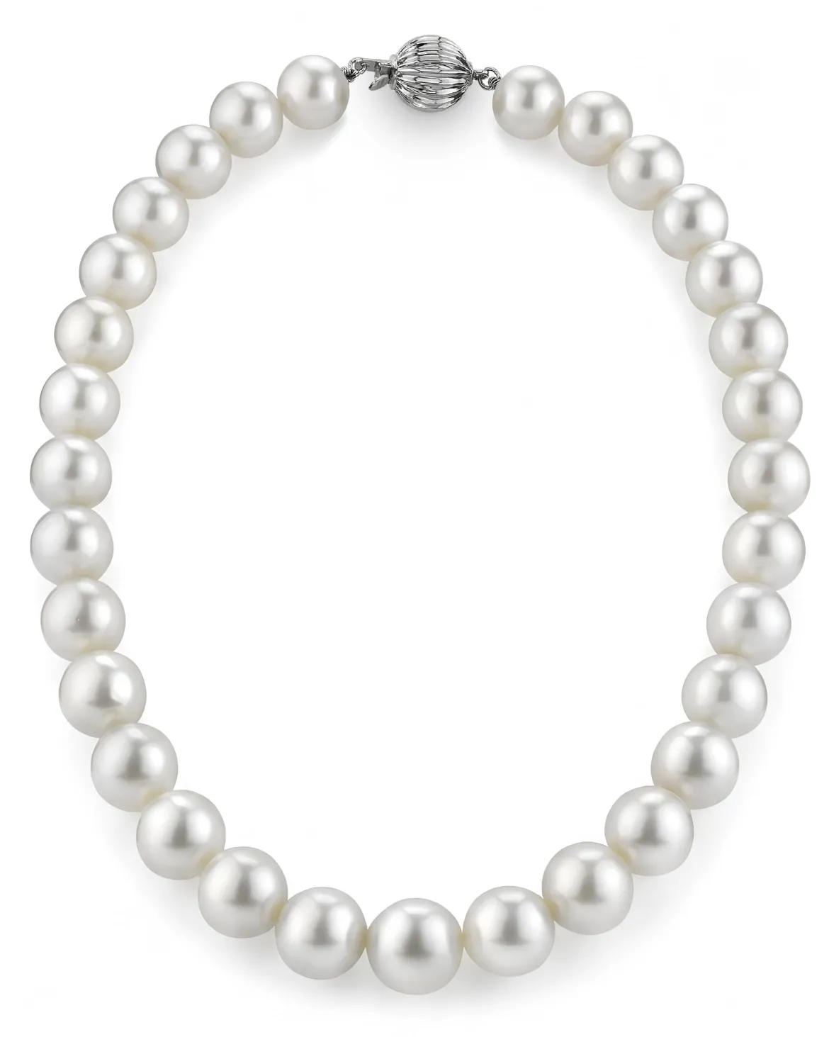 White South Sea Pearl Necklace, 13.0-14.0mm - AAAA Quality