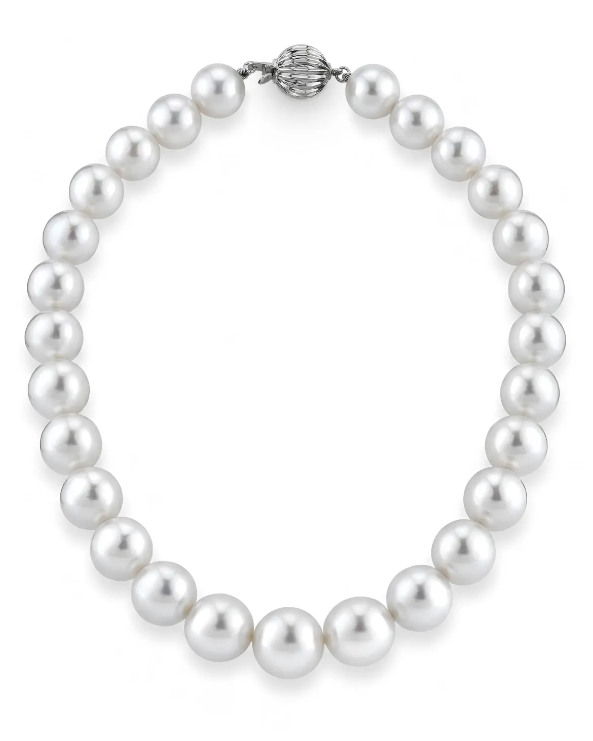 White South Sea Pearl Necklace, 12.0-15.0mm - AAAA Quality