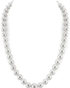 White South Sea Pearl Necklace, 8.0-10.0mm - AAAA Quality