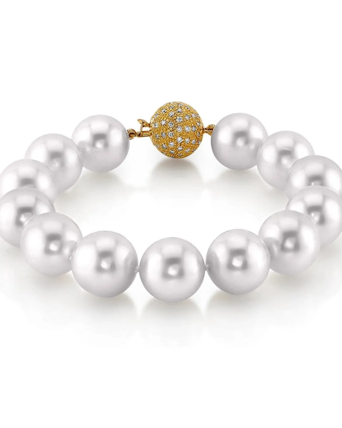 White South Sea White Pearl Bracelet, 12.0-13.0mm