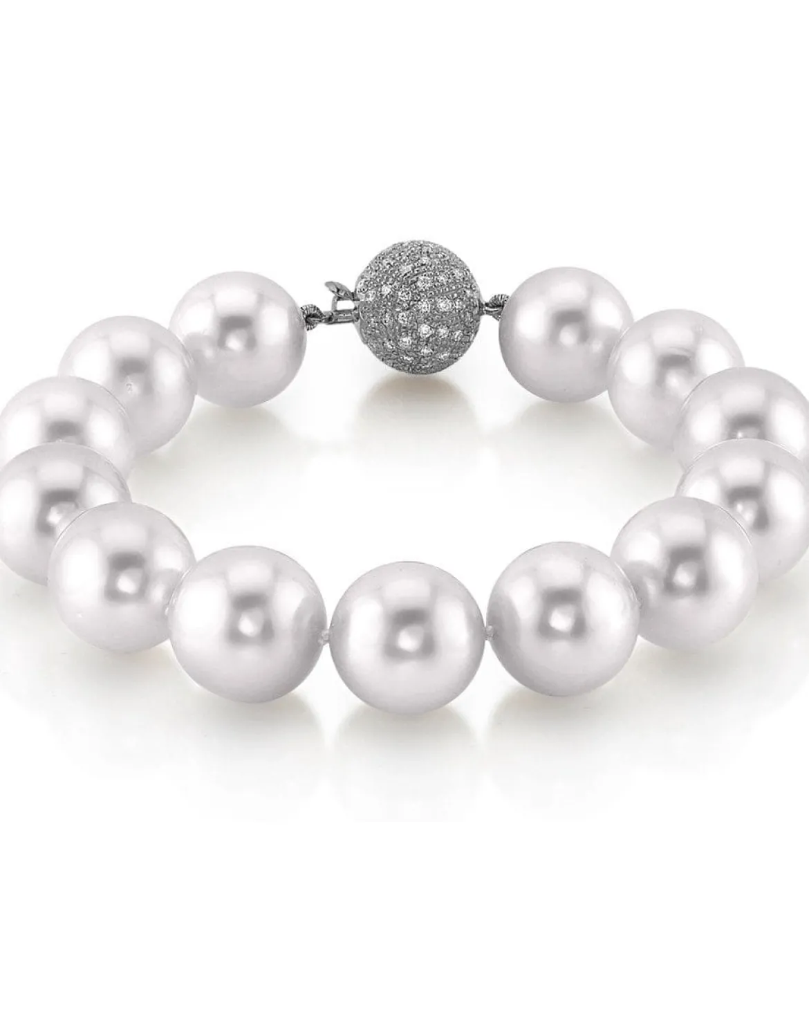 White South Sea White Pearl Bracelet, 12.0-13.0mm
